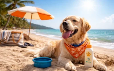 Llevar a tu perro a la playa en Semana Santa en Venezuela: guía para cuidarlo del calor